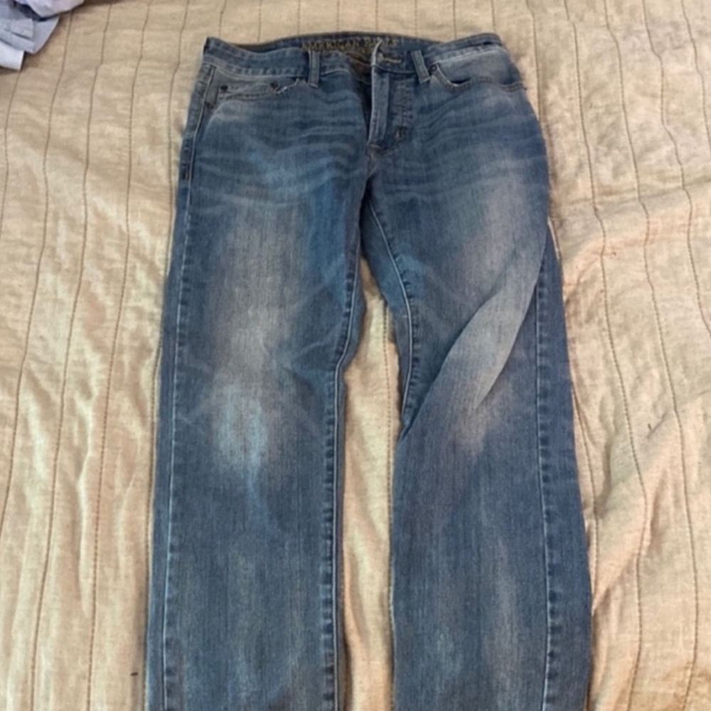 American Eagle Outfitters Blue Straight Jeans